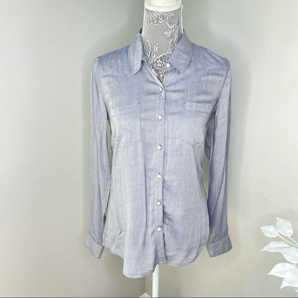 ELLA MOSS Denim Blouse Size Xs